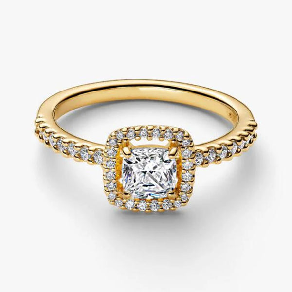 Sparkling Heart Princess Ring